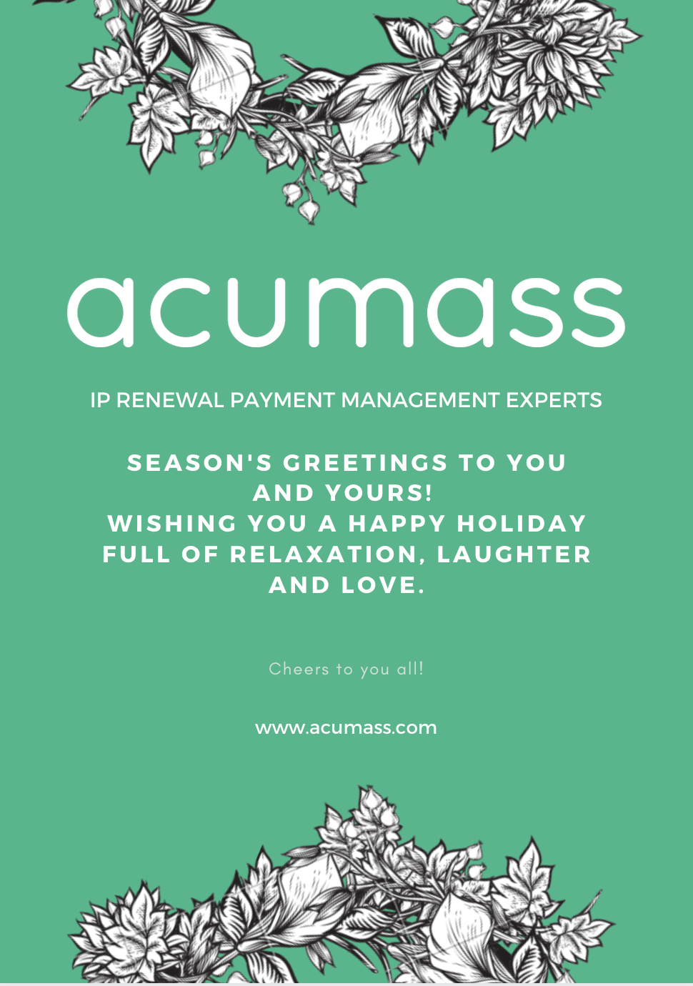 Season’s Greetings from the Acumass team